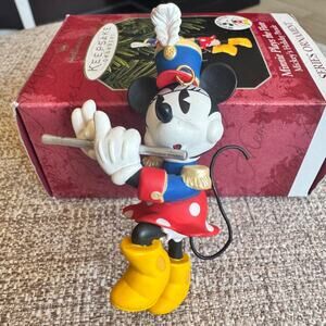 Hallmark Keepsake Ornament 1998 Minnie Plays the Flute Mickeys Holiday Parade #2